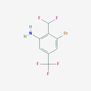 3-Bromo-2-difluoromethyl-5-(trifluoromethyl)aniline