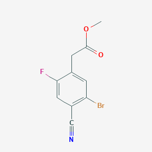 Methyl 5-bromo-4-cyano-2-fluorophenylacetate