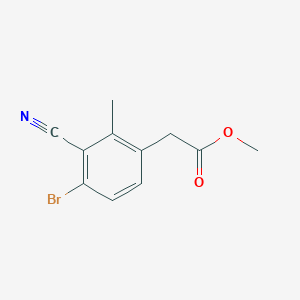 Methyl 4-bromo-3-cyano-2-methylphenylacetate