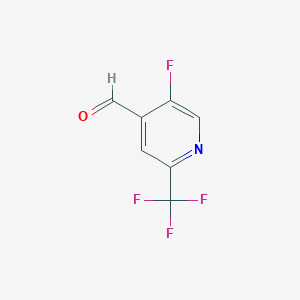 5-Fluoro-2-(trifluoromethyl)pyridine-4-carbaldehyde