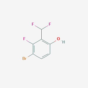 3-Bromo-2-fluoro-6-hydroxybenzodifluoride