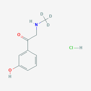 molecular formula C9H12ClNO2 B1484784 Phenylephrone-d3 Hydrochloride CAS No. 1246819-29-3