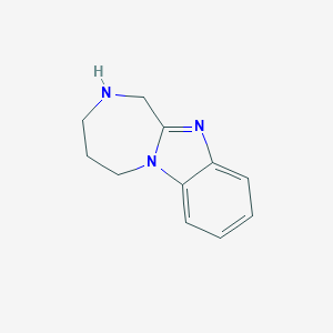B148480 2,3,4,5-tetrahydro-1H-[1,4]diazepino[1,2-a]benzimidazole CAS No. 135875-06-8