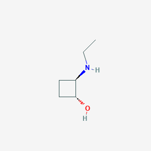 trans-2-(Ethylamino)cyclobutan-1-ol