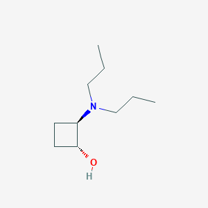molecular formula C10H21NO B1484836 trans-2-(Dipropylamino)cyclobutan-1-ol CAS No. 2165722-30-3
