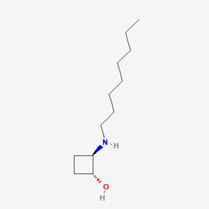 molecular formula C12H25NO B1484837 trans-2-(Octylamino)cyclobutan-1-ol CAS No. 2165706-97-6