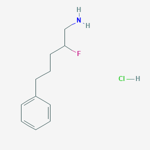 B1484900 2-Fluoro-5-phenylpentan-1-amine hydrochloride CAS No. 2098143-96-3