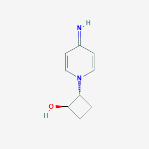 molecular formula C9H12N2O B1484931 trans-2-(4-Imino-1,4-dihydropyridin-1-yl)cyclobutan-1-ol CAS No. 2165427-99-4