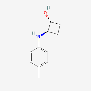 molecular formula C11H15NO B1484936 trans-2-[(4-Methylphenyl)amino]cyclobutan-1-ol CAS No. 2147925-13-9