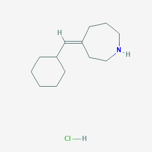 molecular formula C13H24ClN B1484956 (4Z)-4-(cyclohexylmethylidene)azepane hydrochloride CAS No. 2098154-71-1