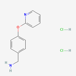 (4-(Pyridin-2-yloxy)phenyl)methanamine dihydrochloride