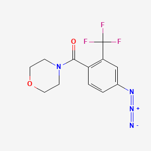 4-[4-Azido-2-(trifluoromethyl)benzoyl]morpholine