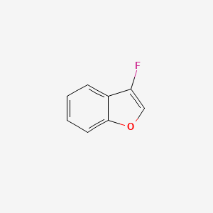 molecular formula C8H5FO B14850508 3-Fluoro-1-benzofuran 