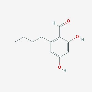 molecular formula C11H14O3 B1485054 2-Butyl-4,6-dihydroxybenzaldehyde CAS No. 2167104-47-2