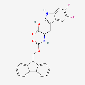 molecular formula C26H20F2N2O4 B14850588 Fmoc-5,6-Difluoro-L-tryptophan 