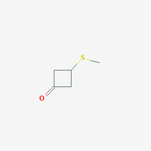 molecular formula C5H8OS B1485070 3-(Methylsulfanyl)cyclobutan-1-one CAS No. 2060052-63-1