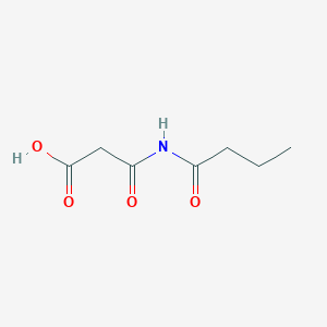B148509 3-(Butanoylamino)-3-oxopropanoic acid CAS No. 136179-67-4