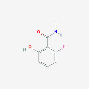 molecular formula C8H8FNO2 B14851275 2-Fluoro-6-hydroxy-N-methylbenzamide 