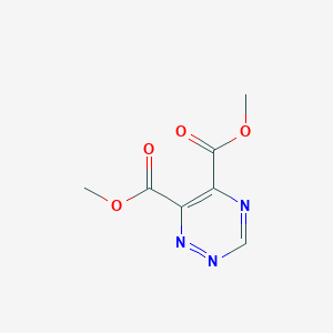 molecular formula C7H7N3O4 B14851377 Dimethyl 1,2,4-triazine-5,6-dicarboxylate 
