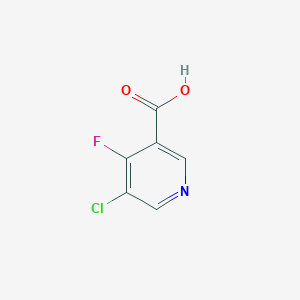 molecular formula C6H3ClFNO2 B14851546 5-Chloro-4-fluoronicotinic acid 