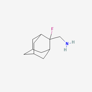 molecular formula C11H18FN B1485164 (2-Fluoroadamantan-2-yl)methanamine CAS No. 518018-21-8