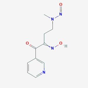 B014852 N-(3-hydroxyimino-4-oxo-4-pyridin-3-ylbutyl)-N-methylnitrous amide CAS No. 67351-31-9