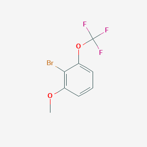 molecular formula C8H6BrF3O2 B14852494 2-Bromo-3-(trifluoromethoxy)anisole 