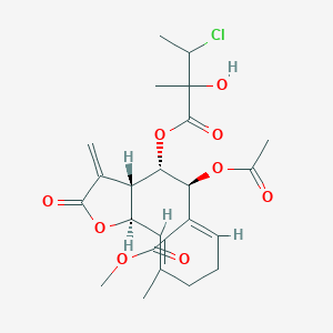 molecular formula C23H29ClO9 B14852540 Chlorouvedalin 