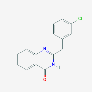 molecular formula C15H11ClN2O B14852649 2-(3-chlorobenzyl)-4(3H)-quinazolinone 