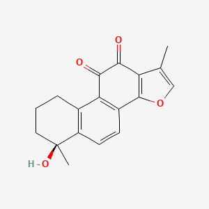 molecular formula C18H16O4 B14852977 (6S)-6-hydroxy-1,6-dimethyl-8,9-dihydro-7H-naphtho[1,2-g][1]benzofuran-10,11-dione 