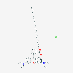 molecular formula C46H67ClN2O3 B148537 Octadecyl rhodamine B chloride CAS No. 65603-19-2
