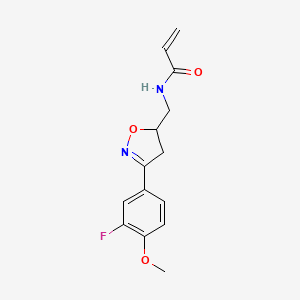molecular formula C14H15FN2O3 B14854020 E2 recruiter EN67 