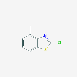 molecular formula C8H6ClNS B148543 2-Chloro-4-methylbenzothiazole CAS No. 3622-32-0