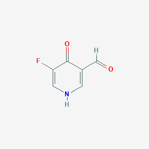molecular formula C6H4FNO2 B14854493 5-Fluoro-4-hydroxynicotinaldehyde 