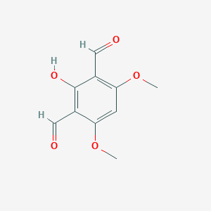 molecular formula C10H10O5 B148546 2,6-Diformyl-3,5-dimethoxyphenol CAS No. 125666-65-1