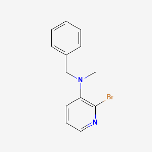 molecular formula C13H13BrN2 B14854674 N-Benzyl-2-bromo-N-methylpyridin-3-amine 