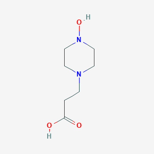 molecular formula C7H14N2O3 B148547 3-(4-Hydroxypiperazin-1-YL)propanoic acid CAS No. 137309-43-4