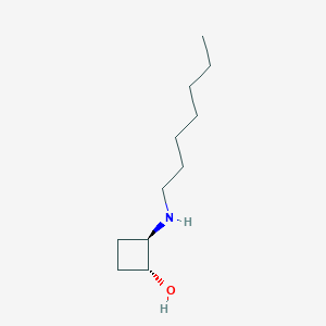 molecular formula C11H23NO B1485482 trans-2-(Heptylamino)cyclobutan-1-ol CAS No. 2150208-15-2