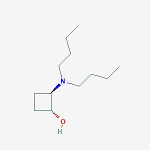molecular formula C12H25NO B1485489 trans-2-(Dibutylamino)cyclobutan-1-ol CAS No. 2165420-93-7