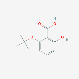 molecular formula C11H14O4 B14854908 2-Tert-butoxy-6-hydroxybenzoic acid CAS No. 1243287-03-7