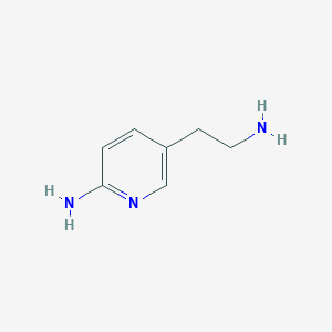 molecular formula C7H11N3 B14854982 5-(2-Aminoethyl)-2-pyridinamine 