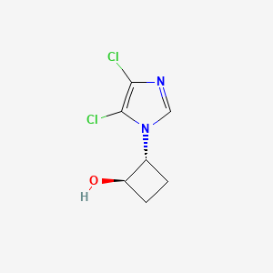 trans-2-(4,5-dichloro-1H-imidazol-1-yl)cyclobutan-1-ol