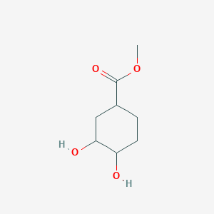 molecular formula C8H14O4 B14855071 Methyl 3,4-dihydroxycyclohexane-1-carboxylate 