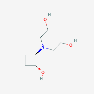 trans-2-[Bis(2-hydroxyethyl)amino]cyclobutan-1-ol