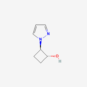 trans-2-(1H-pyrazol-1-yl)cyclobutan-1-ol