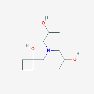1-{[Bis(2-hydroxypropyl)amino]methyl}cyclobutan-1-ol