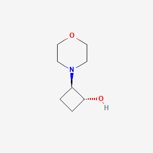 trans-2-(Morpholin-4-yl)cyclobutan-1-ol