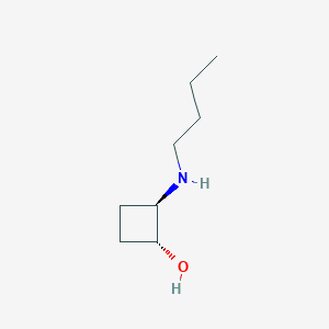 molecular formula C8H17NO B1485529 trans-2-(Butylamino)cyclobutan-1-ol CAS No. 2165533-87-7