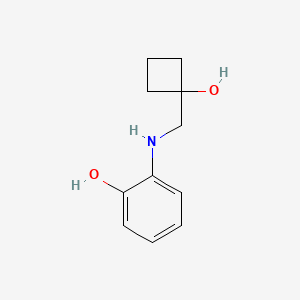 2-{[(1-Hydroxycyclobutyl)methyl]amino}phenol