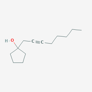 1-(Oct-2-yn-1-yl)cyclopentan-1-ol
